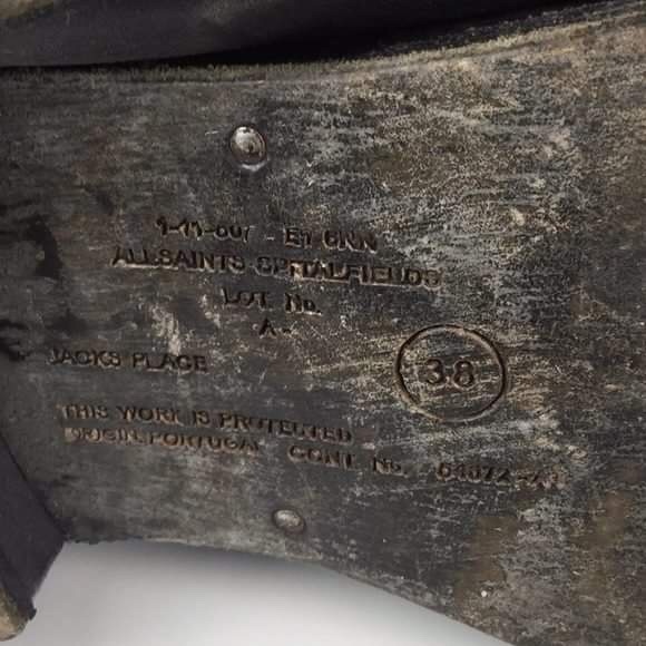 All Saints Military Combat Boots - Picture 6 of 8